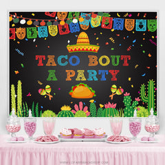 Lofaris Taco Bout A Party Succulents Fiesta Holiday Backdrop