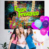 Load image into Gallery viewer, Lofaris The Fresh Princess Colorful Brick Baby Shower Backdrop