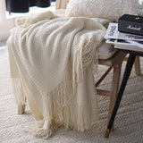 Load image into Gallery viewer, Lofaris Thicken Solid Color Knitted Blanket Leisure Sofa Woolen
