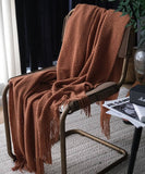 Load image into Gallery viewer, Lofaris Thicken Solid Color Knitted Blanket Leisure Sofa Woolen