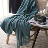 Load image into Gallery viewer, Lofaris Thicken Solid Color Knitted Blanket Leisure Sofa Woolen