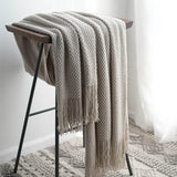 Load image into Gallery viewer, Lofaris Thicken Solid Color Knitted Blanket Leisure Sofa Woolen