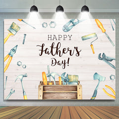 Lofaris Tools Wooden Happy Fathers Day Backdrop for Party Decor