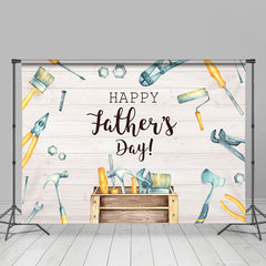 Lofaris Tools Wooden Happy Fathers Day Backdrop for Party Decor
