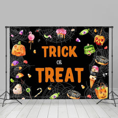 Lofaris Trick or Treat Halloween Party Photoshoot Backdrop