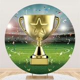 Load image into Gallery viewer, Lofaris Trophy Game Celebration Sport Round Backdrop For Party