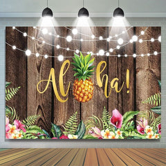 Lofaris Tropical Hawaiian Luau summer Backdrop for Party Decor