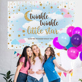 Load image into Gallery viewer, Lofaris Twinkle Little Star Glitter Baby Shower Backrop