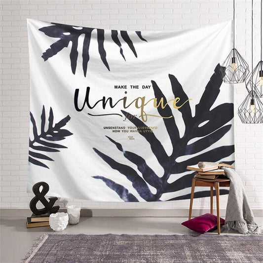 Lofaris Unique Leaves 3D Printed Room Decoration Wall Tapestry