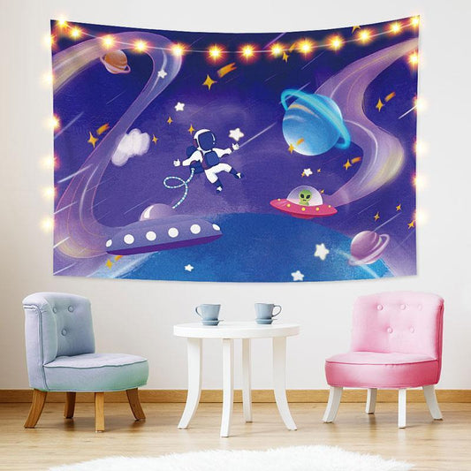 Lofaris Universe Galaxy Funny Trippy Novelty Custom Tapestry