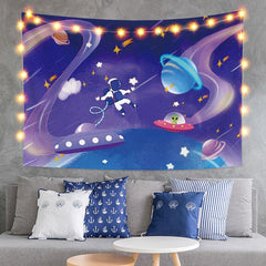Lofaris Universe Galaxy Funny Trippy Novelty Custom Tapestry