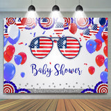 Load image into Gallery viewer, Lofaris Usa Flag Independence Day Baby Shower Party Backdrop