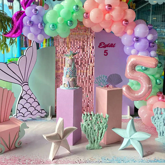 Lofaris Shimmer Sequin Wall Panels Decoration For Events House Party