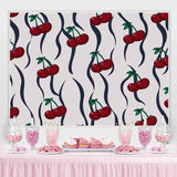 Load image into Gallery viewer, Lofaris Vintage Tile Pattern Cherry Backdrop For Birthday Party