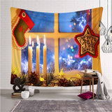 Load image into Gallery viewer, Lofaris Warn Decoration Christmas Landscape Family Wall Tapestry