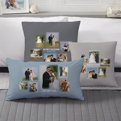 Lofaris Wedding Pictures Custom Collage Pillow For Love