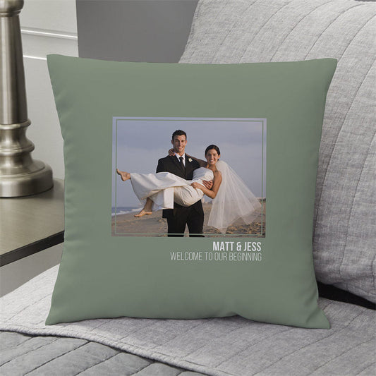 Lofaris Wedding Souvenir Custom Throw Pillow With Love Photo