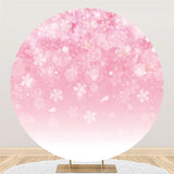 Load image into Gallery viewer, Lofaris White Floral Bokeh Glitter Pink Birthday Backdrop Banner