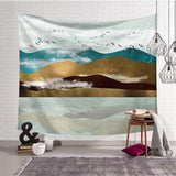 Load image into Gallery viewer, Lofaris Wild Goose Bohemian Mountain Painting Style Wall Tapestry