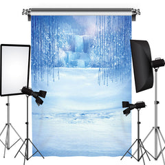 Lofaris Winter Ice and Snow White Crystal World Backdrops for Photoshoot