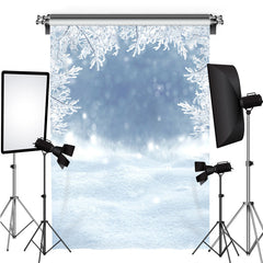 Lofaris Winter Snow Scene Bokeh Party Backdrop for Photo