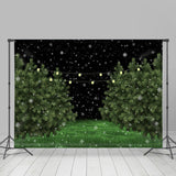Load image into Gallery viewer, Lofaris Winter Snowflake Night Lights Tree Backdrops