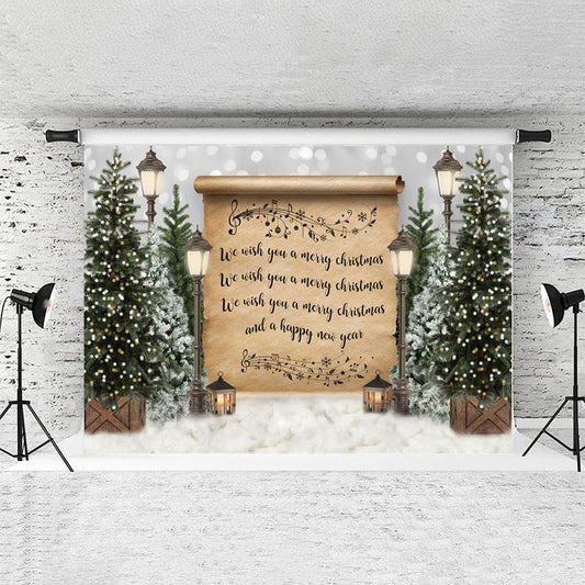 Lofaris Wish Merry Christmas Glitter Lights Bokeh Backdrops