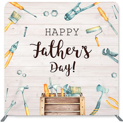 Lofaris Wood And Tools Double-Sided Backdrop for Fathers Day