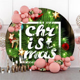Load image into Gallery viewer, Lofaris Wood Round Chrismas Tree Backdrop For Party Decoration