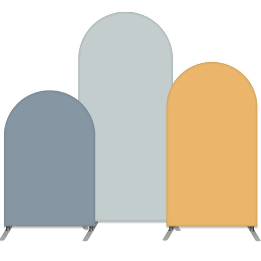 Lofaris Yellow Party Decor Double Sided Arch Backdrop Kit